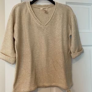 DKNY JEANS Sequined Sweater (Size:  small)